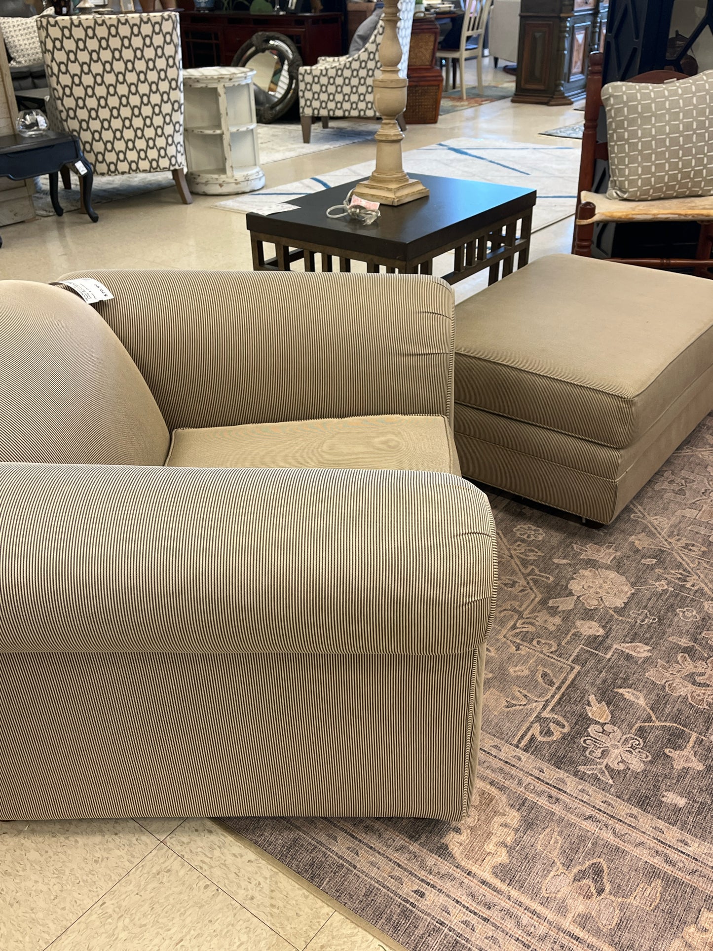 Chair & Ottoman