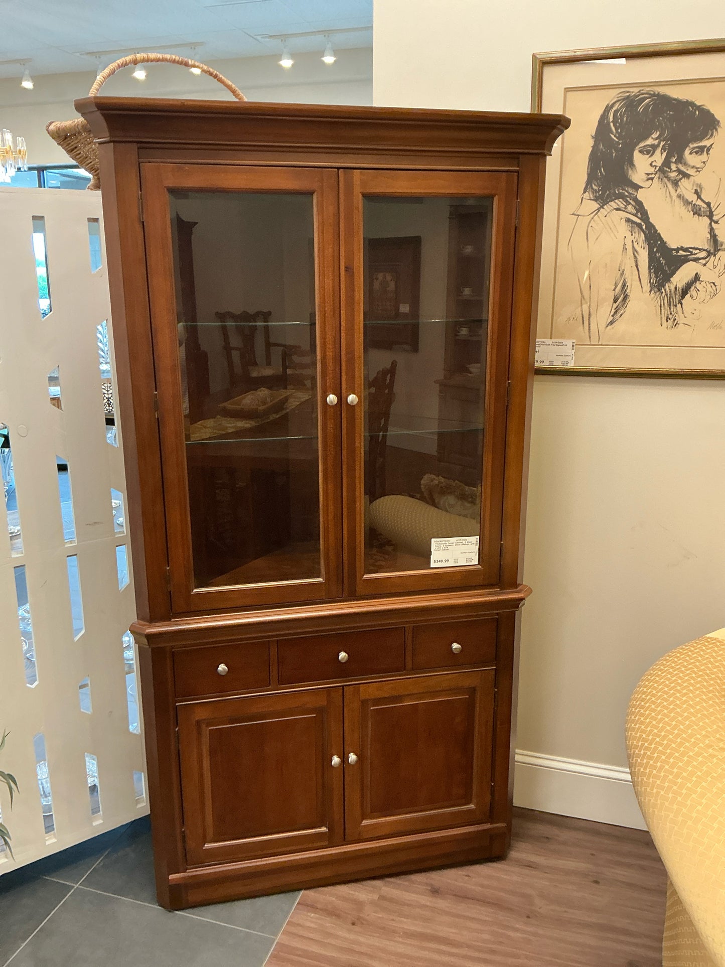 Thomasville Corner Cabinet