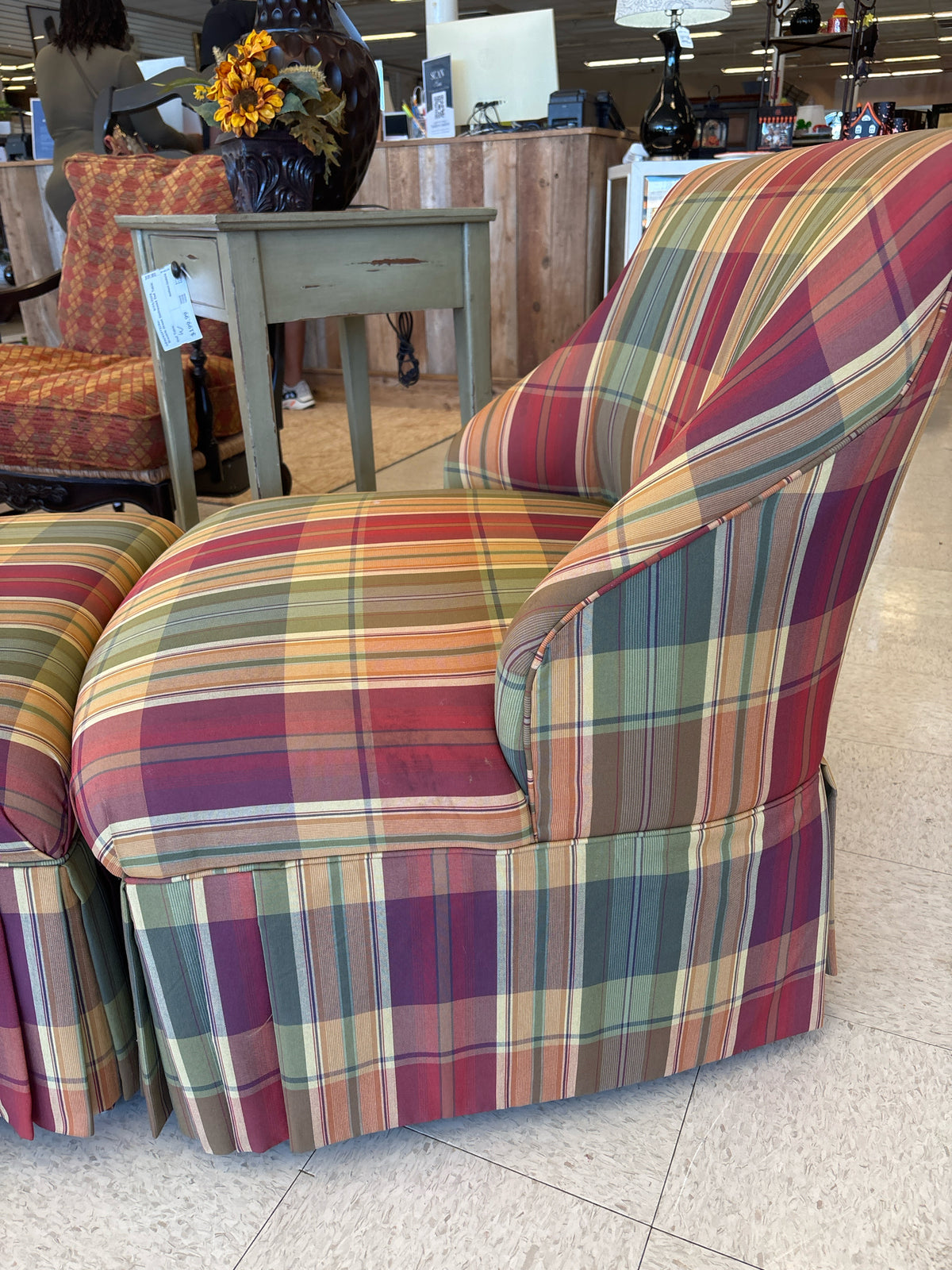 Chair & Ottoman