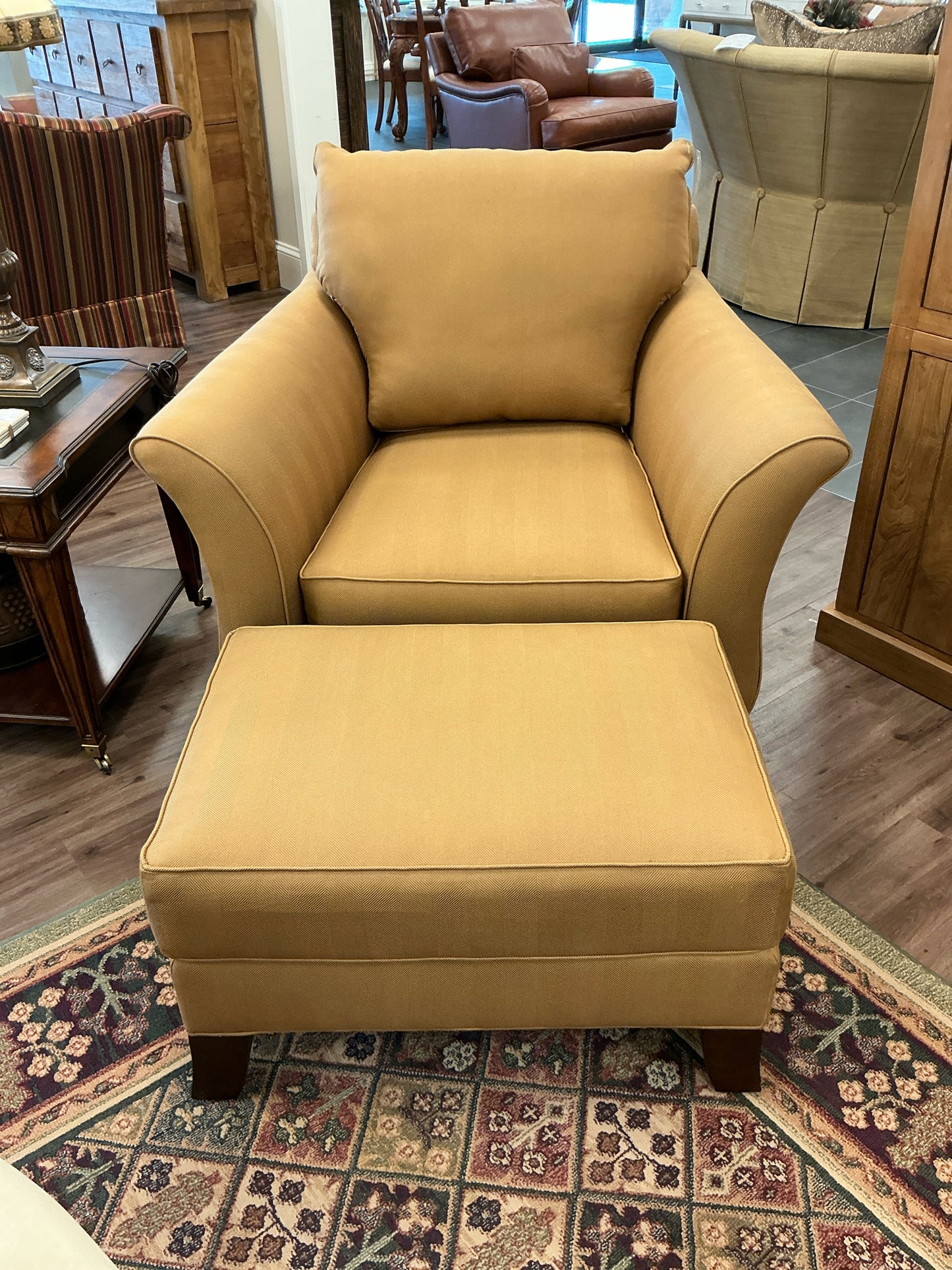 Thomasville Chair & Ottoman