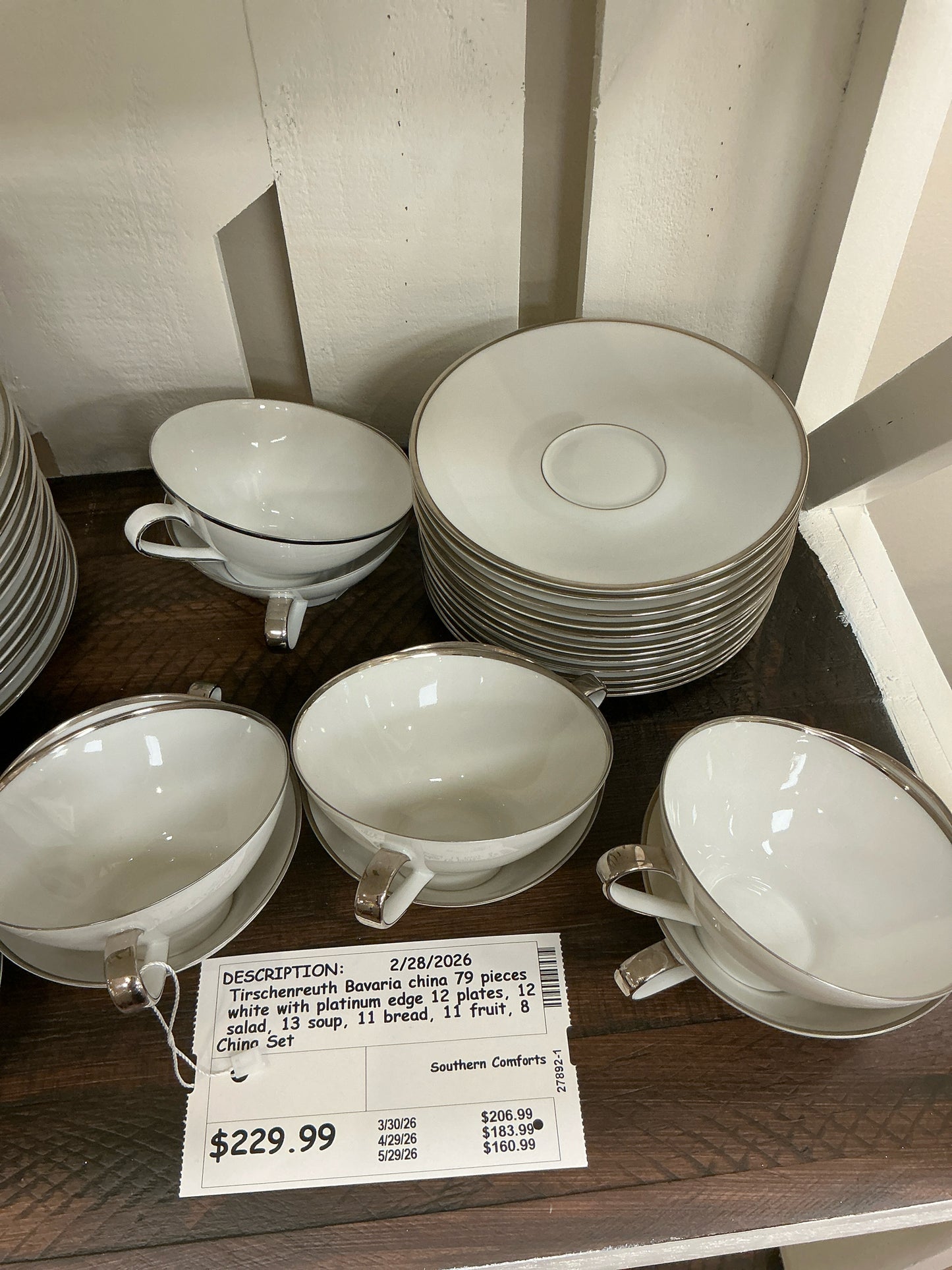 Tirschenreuth China Set